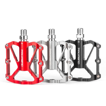 PROMEND PD-M40 1 Pair Mountain Bicycle Aluminum Alloy Bearing Pedals (Red)-garmade.com