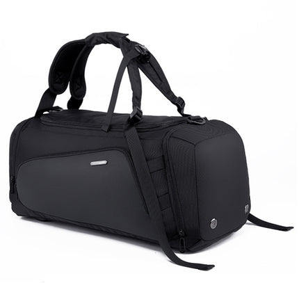 Bange BG-1917 17 inch Men Waterproof Oxford Cloth Multifunctional Fitness Travel Bag(Black)-garmade.com