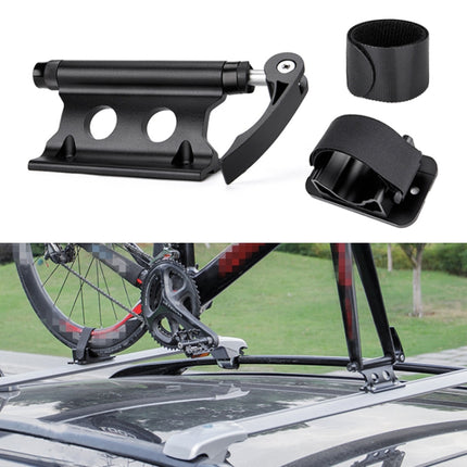 3 in 1 Car Top Fixed Bicycle Front Fork Fixed Clip Rack Set-garmade.com