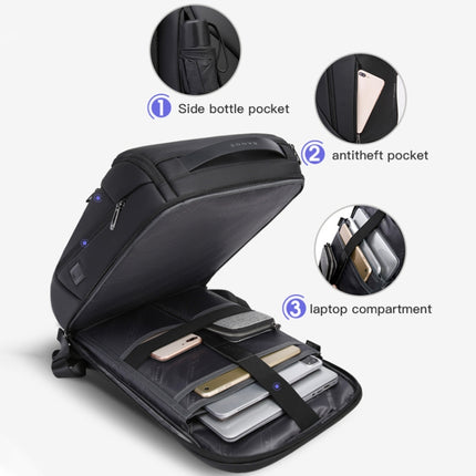 Bange BG-2517 Men Business Backpack with USB Port, Size: 48 x 31 x 16cm(Black)-garmade.com