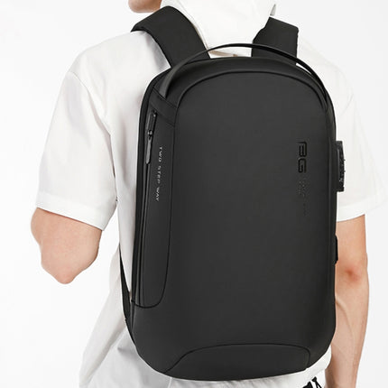 Bange BG-7225 Men Waterproof Anti-theft Backpack, Size: 48 x 32 x 15cm(Grey)-garmade.com