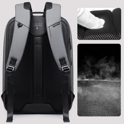 Bange BG-7238 Men Waterproof Anti-theft Backpack with USB Port, Size: 46 x 32 x 14cm(Black)-garmade.com