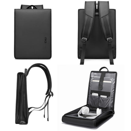 Bange BG-7252 Men Square Waterproof Laptop Backpack, Size: 39.5 x 29.5 x 8cm(Black)-garmade.com