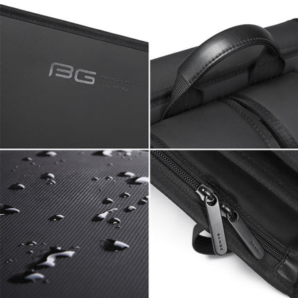 Bange BG-7252 Men Square Waterproof Laptop Backpack, Size: 39.5 x 29.5 x 8cm(Grey)-garmade.com