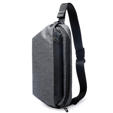 Bange BG-7532 Men Waterproof Crossbody Chest Bag, Size: 33 x 15 x 10cm (Grey)-garmade.com