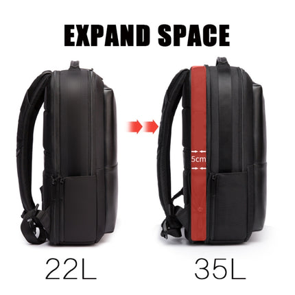 Bange BG-S53 16 inch Men Wet and Dry Separation Backpack with USB & Earphone Hole (Black)-garmade.com