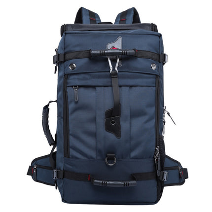 KAKA kaka2070 Oversized Version Men Oxford Cloth Waterproof Backpack Mountain Bag, Capacity: 50L(Blue)-garmade.com