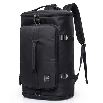 KAKA 2202 16 inch Men Oxford Cloth Waterproof Laptop Backpack (Black)-garmade.com