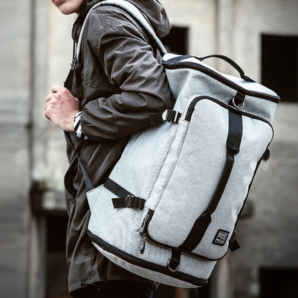 KAKA 2202 16 inch Men Oxford Cloth Waterproof Laptop Backpack (Grey)-garmade.com
