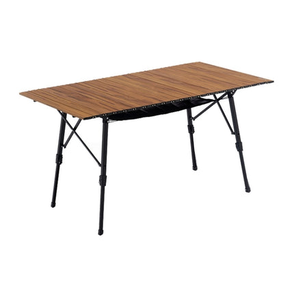 Naturehike NH19Z003-D Outdoor Camping Portable Retractable Folding Table, Size: 121.5x68cm (Wood)-garmade.com