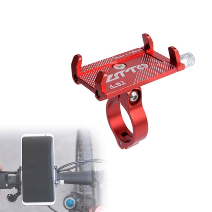 ZTTO Mountain Bike Bicycle Phone Holder Handlebar Frame Motorcycle Riding Bracket (Red)-garmade.com
