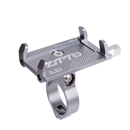 ZTTO Mountain Bike Bicycle Phone Holder Handlebar Frame Motorcycle Riding Bracket (Silver)-garmade.com