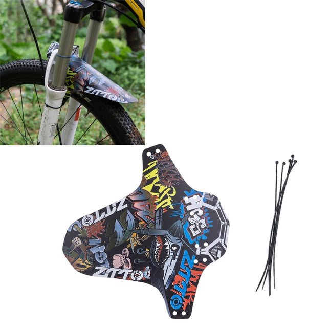 2 PCS ZTTO Bicycle Fenders Mountain Road Bike Mudguards, Short Style-garmade.com
