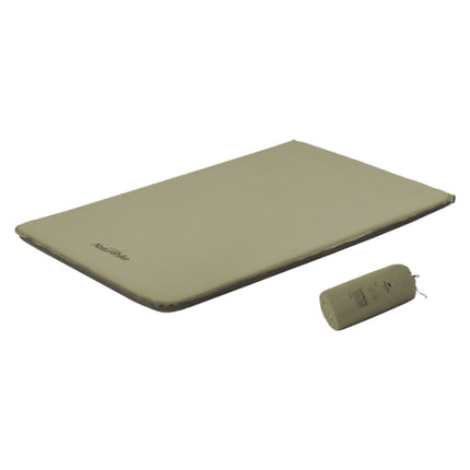 Naturehike NH21FCD11 Outdoor Camping Automatic Inflatable Mute Sleeping Pad for Double (Olive Green)-garmade.com