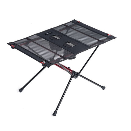 Naturehike NH19Z027-Z Lightweight Foldable Outdoor Camping Portable Table(Black)-garmade.com