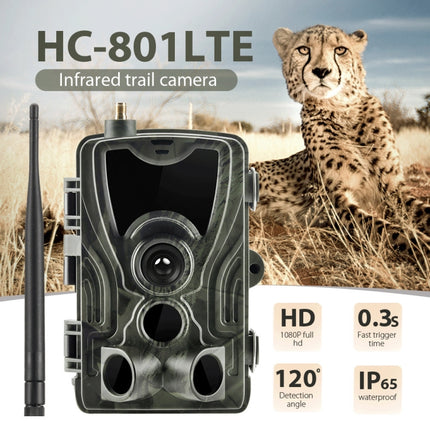 HC801LTE 4G US Version Waterproof IP65 IR Night Vision Security 16MP Hunting Trail Camera, 120 Degree Angle-garmade.com