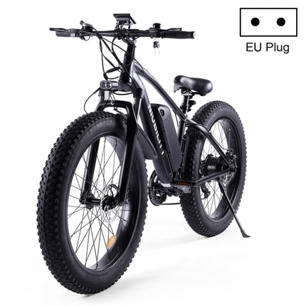 [EU Warehouse] NIUBILITY B26 42V 12.5AH 1000W Electric Bicycle with 26 inch Tires & LCD Display, EU Plug(Black)-garmade.com