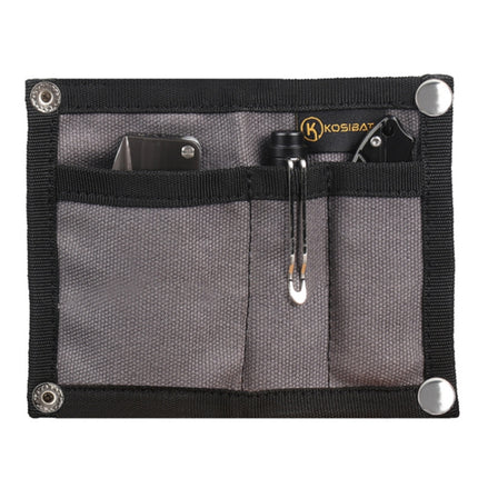 KOSIBATE H241 Portable Canvas Multifunctional Tool Storage Bag (Grey)-garmade.com