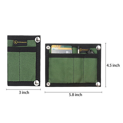 KOSIBATE H241 Portable Canvas Multifunctional Tool Storage Bag (Khaki)-garmade.com