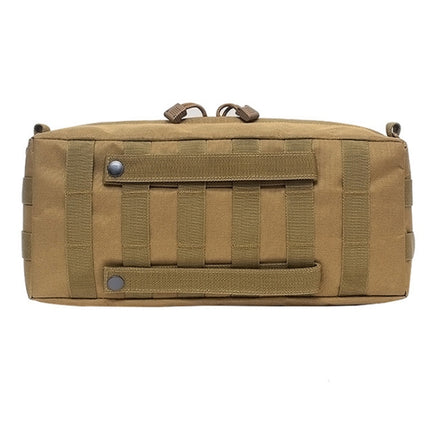 KOSIBATE H-107 Outdoor Multifunctional Waterproof Nylon Messenger Bag (Khaki)-garmade.com