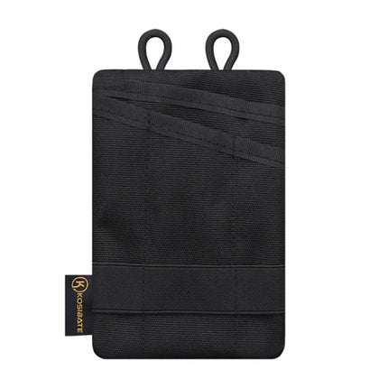 KOSIBATE H250 Outdoor Portable Card Holder Key Storage Bag (Black)-garmade.com