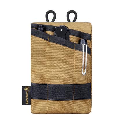 KOSIBATE H250 Outdoor Portable Card Holder Key Storage Bag (Khaki)-garmade.com