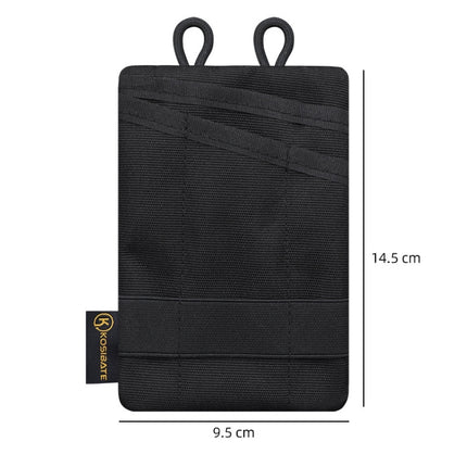 KOSIBATE H250 Outdoor Portable Card Holder Key Storage Bag (Grey)-garmade.com
