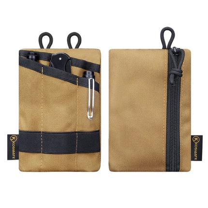 KOSIBATE H250 Outdoor Portable Card Holder Key Storage Bag (Grey)-garmade.com