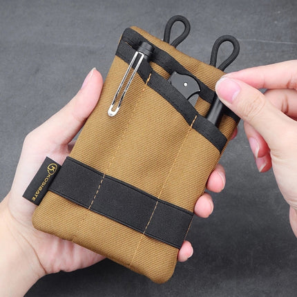 KOSIBATE H250 Outdoor Portable Card Holder Key Storage Bag (Green)-garmade.com