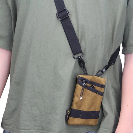 KOSIBATE H250 Outdoor Portable Card Holder Key Storage Bag with Shoulder Strap (Green)-garmade.com