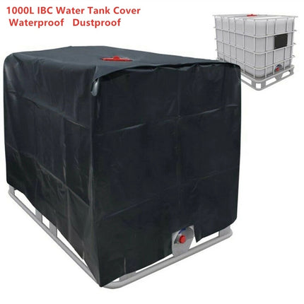 210D Oxford Cloth 1000L IBC Water Tank Sunscreen Dust Cover (Silver)-garmade.com