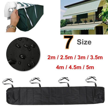 Retractable Roller Blind Awning Waterproof and Dustproof Protective Cover, Length: 2.5m (Green)-garmade.com