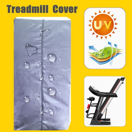 Treadmill Fitness Equipment Folding Dust Cover, Size: 80x60x150cm (Coffee)-garmade.com