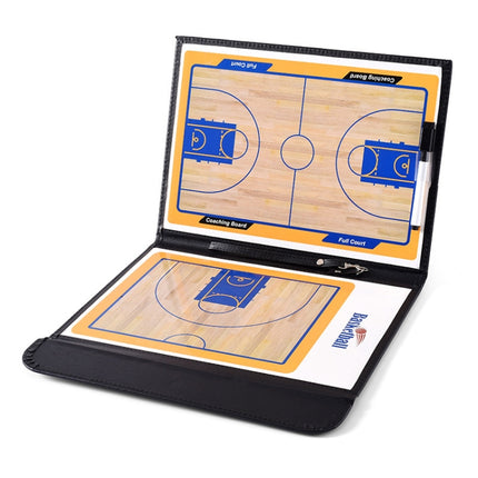 Professional Foldable Basketball Coaching Board Double-sided Coaches Clipboard Basketball Board-garmade.com