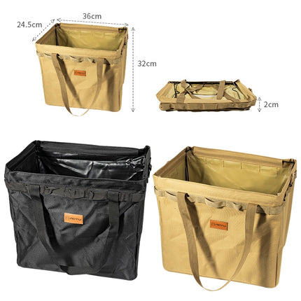 AOTU AT6928 Outdoor Folding Multifunctional Portable Storage Tool Bag (Black)-garmade.com