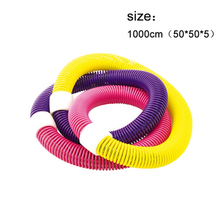 Adult Slimming Circle Waist Trimmer Workout Fitness Exercise Coil Flexible Soft Spring Fitness Circles, 1.15kg / 50cm-garmade.com
