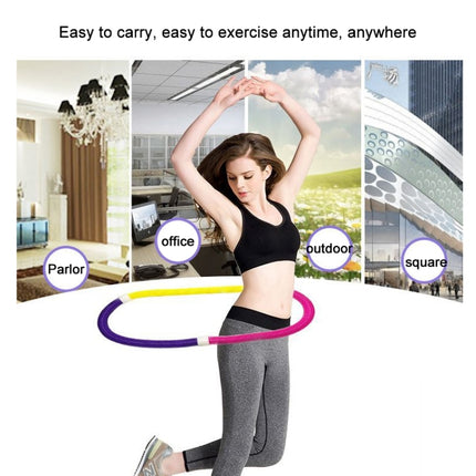 Adult Slimming Circle Waist Trimmer Workout Fitness Exercise Coil Flexible Soft Spring Fitness Circles, 1.55kg / 55cm-garmade.com