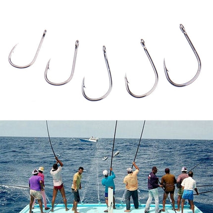 500 PCS Mixed Size Fish Barbed Hook Fishing Hooks with Hole-garmade.com