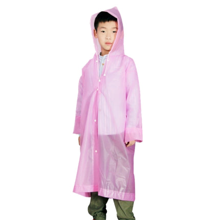 Outdoor Mountaineering Eva Thickened Children Fashion Raincoat Average Size(Pink)-garmade.com