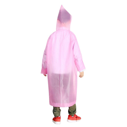 Outdoor Mountaineering Eva Thickened Children Fashion Raincoat Average Size(Pink)-garmade.com