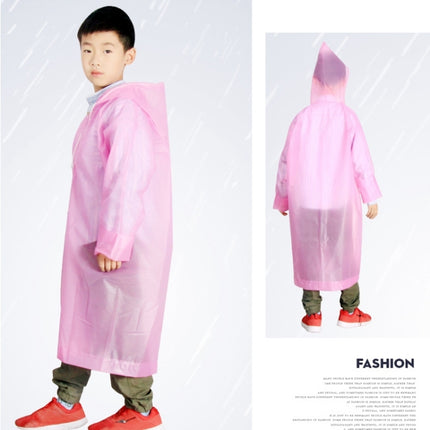 Outdoor Mountaineering Eva Thickened Children Fashion Raincoat Average Size(Pink)-garmade.com