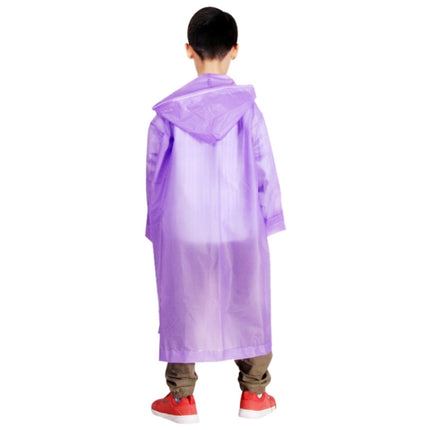 Outdoor Mountaineering Eva Thickened Children Fashion Raincoat Average Size(Purple)-garmade.com