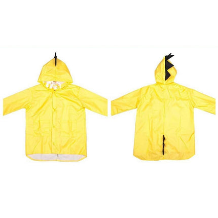 Cartoon Dinosaur Children Fashion Raincoat Size: M(Yellow)-garmade.com