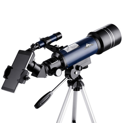 WR852-3 16x/66x70 High Definition High Times Astronomical Telescope with Tripod & Phone Fixing Clip & Moon Filter(Black)-garmade.com