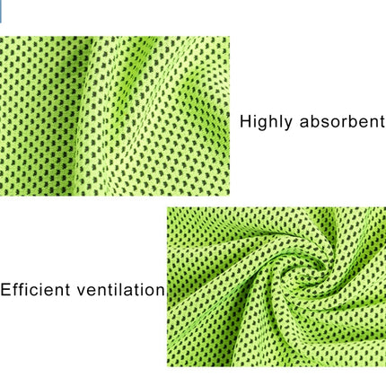 2 PCS Microfiber Fabric Gym Sports Towel Enduring Ice Towel, Size: 30*100cm(Green)-garmade.com