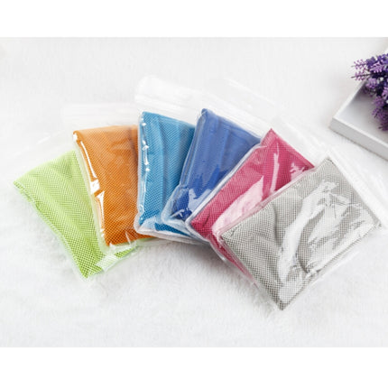 2 PCS Microfiber Fabric Gym Sports Towel Enduring Ice Towel, Size: 30*100cm(Magenta)-garmade.com