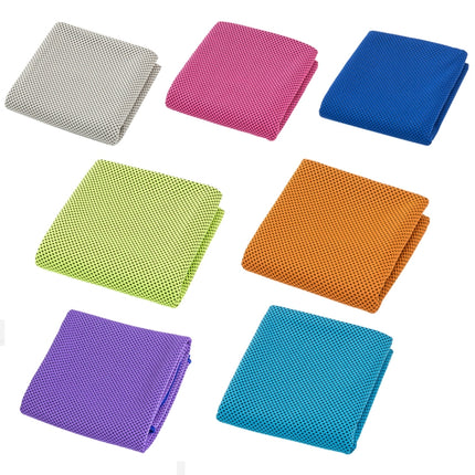2 PCS Microfiber Fabric Gym Sports Towel Enduring Ice Towel, Size: 30*100cm(Purple)-garmade.com