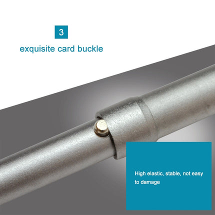 125cm Adjustable Portable Outdoor Aluminum Alloy Trekking Poles Stick(Blue)-garmade.com