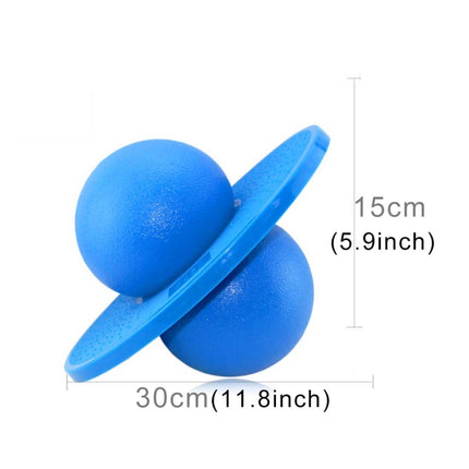 Bouncing Ball Explosion-proof Balance Outdoor Inflatable Exercise Jumping Balls Toys (Blue)-garmade.com