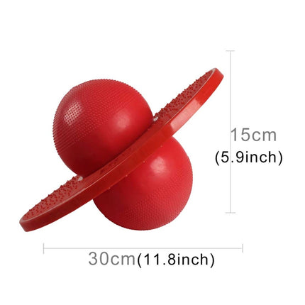 Bouncing Ball Explosion-proof Balance Outdoor Inflatable Exercise Jumping Balls Toys (Red)-garmade.com